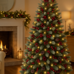 6ft Artificial Snow Effect Christmas Tree