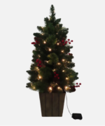 90cm Pre-lit Christmas Tree - Image 2