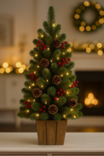 90cm Pre-lit Christmas Tree - Image 3