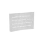 Friendship Glass Paperweight Plaque Gift for Best Friends & Sentimental Keepsakes - Image 6