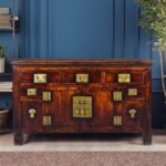 Tianjin Sideboard Made From Catalpa & Elm - 19th Century