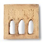 Old 3 Way Stone Lamp Niche From Jaisalmer- 19thC
