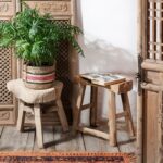 Bleached Chinese Farmers Stool - 19th Century - Image 2