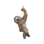 Swinging Resin Sloth Garden Ornament - Image 2