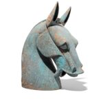 Bronze Han Dynasty Style Horse Head