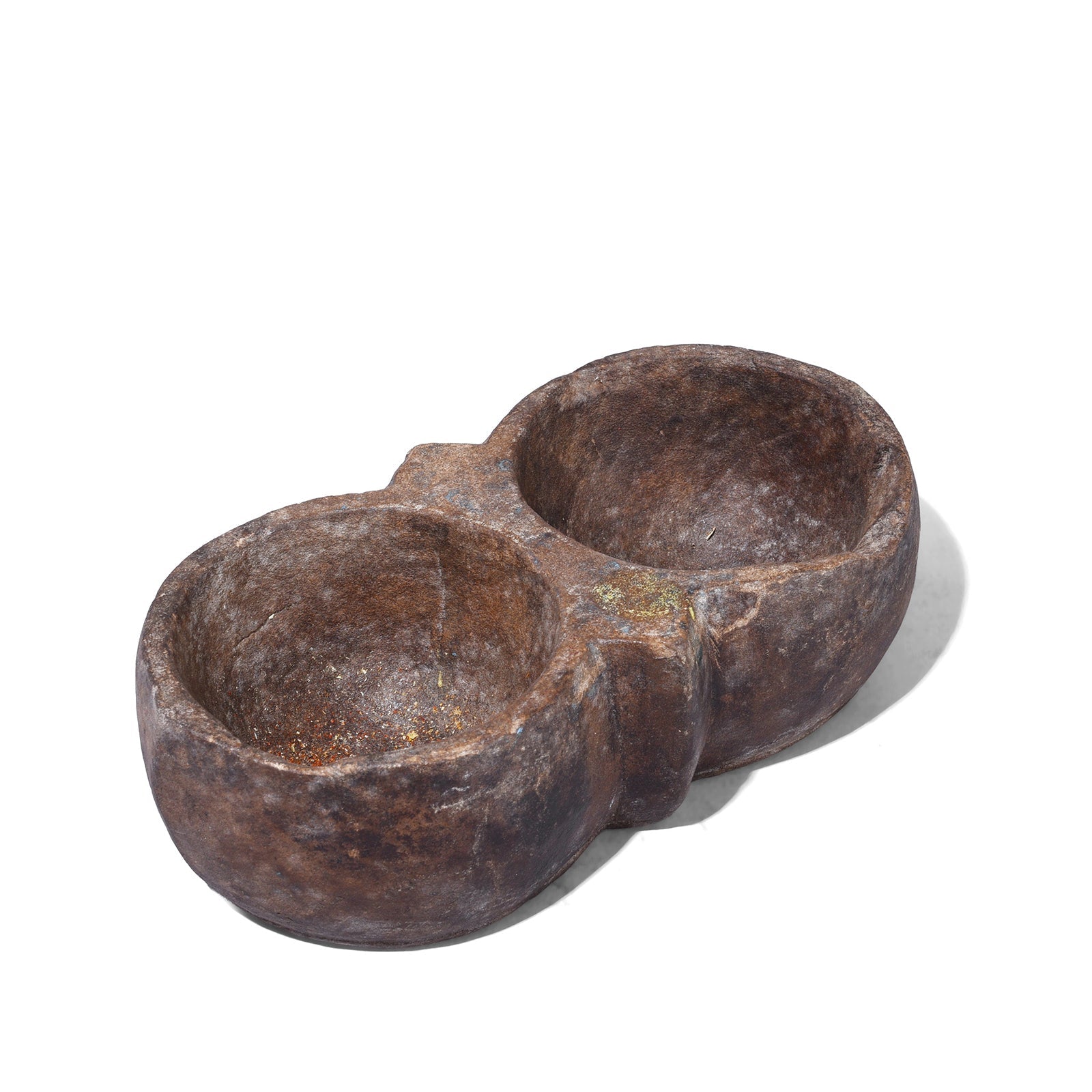 Vintage Indian Stone Masala Bowls - 1920 - Image 2