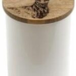 Metal Biscuit Tin Airtight Stag Storage Canister with Lid