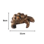 Tortoise Plant Pot Hanger Bronze Effect Resin Ornament 11cm - Image 6