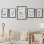 Set of 5 Baby Animal Framed Prints Nursery Wall Art Decor - Image 2