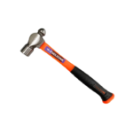 Ball Pein Hammer 70% Fibre Handle Orange Grip 8oz