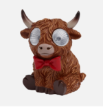 Solar Resin Blinking Highland Cow Garden Ornament Outdoor Light - Image 2