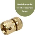 1/2 Inch Brass Hose End Connector - Image 5