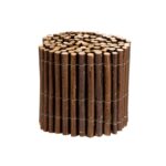Wooden Willow Garden Edging Border Roll 200 x 15cm Brown - Image 3