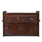 Carved Himalayan Cedar Coffer from the Kulu Valley - 19thC