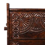 Carved Himalayan Cedar Coffer from the Kulu Valley - 19thC - Image 2