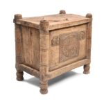 Carved Tribal Cedar Storage Chest From The Kulu Valley - 19thC - Image 2