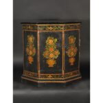 Painted Octagonal Box From Rajasthan