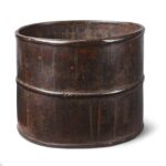 Iron Bound Chinese Dou Rice Measure - Ca 1910
