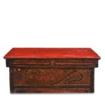 Folding Painted 'Choksar' Prayer Table from Tibet 19thC