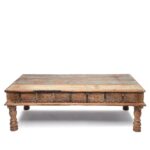 Indian Takhat Coffee Table Made From Reclaimed Teak - Image 4