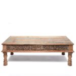 Indian Takhat Coffee Table Made From Reclaimed Teak - Image 5
