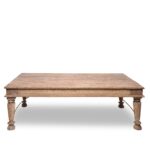 Indian Takhat Coffee Table Made From Reclaimed Teak - Image 7