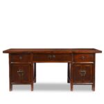 3 Drawer Walnut Altar Table From China - 19th Century
