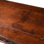 3 Drawer Walnut Altar Table From China - 19th Century - Image 12