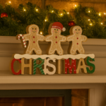 Chirstmas Wooden Gingerbread Men Ornament