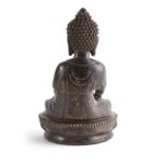 Cast Bronze Sitting Buddha Statue - Bhumisparsha Mudra - Image 4