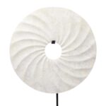 Polished Marble Bi on Iron Stand - Image 2