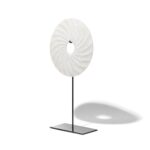 Polished Marble Bi on Iron Stand - Image 3