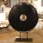 Polished Marble Bi on Iron Stand - Image 3