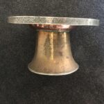 Tibetan Brass and Copper Tazza - Silver Plated Rim - Image 4