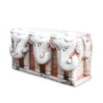 Carved Marble Elephant From India - Early 19thC - Image 2