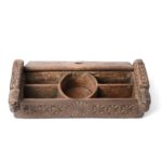 Carved Teak Harpa Box From Banswara - 19thC - Image 4