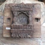 Old Teakwood Votive Panel - 19thC - Image 2