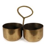 Vintage Brass Pickle Dish From Rajasthan - Ca 1920 - Image 2