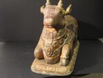 Vintage Carved Teakwood Nandi Bull - Image 4