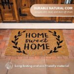 Home Sweet Home Coir Door Mat Non Slip Welcome Entrance Mat - Image 5