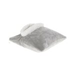 Grey Electric Heated Fleece Pillow with 8 Heat Settings - Image 3