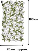 Solar LED Hydrangea Trellis Privacy Screen Panel - Image 2
