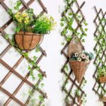 180cm Expanding Wooden Garden Trellis Climbing Plant Support