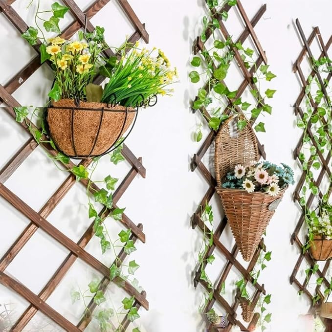 expanding_wooden_garden_trellis 180cm Expanding Wooden Garden Trellis Climbing Plant Support - Image 1