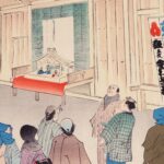Framed Japanese Wood Block Prints - 19thC - Image 3