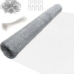 5m x 0.9m Galvanised Chicken Wire Mesh Roll 13mm