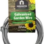 2 Pack Galvanised Half Round Plant Support Stakes for Flowers