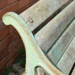 Old Cast Iron Garden Bench - Early 20thC - Image 8
