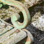 Old Cast Iron Garden Bench - Early 20thC - Image 9