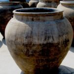 Old Terracotta  Rice Jar From Northern China - Ca 100 Years Old